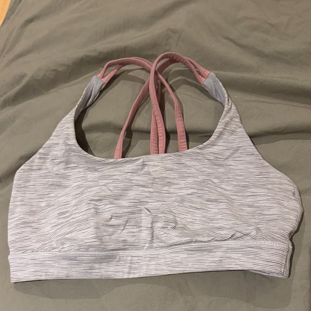 Lululemon Sports Bra - Gray and Pink